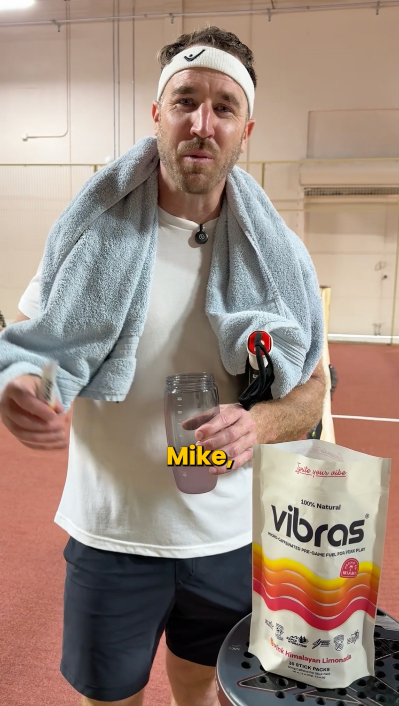 Mike Sill, owner of Vibras, talks about how it's a helpful supplement for padel